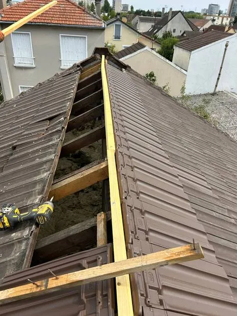 Entretien de toiture — chantier F.Couverture