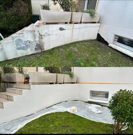Travaux de maçonnerie — chantier F.Couverture