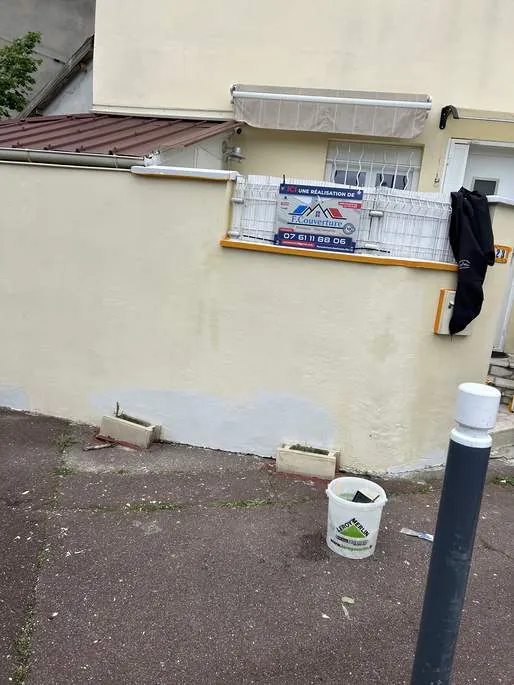 Travaux de maçonnerie — chantier F.Couverture
