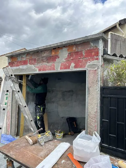 Ravalement de façade — chantier F.Couverture