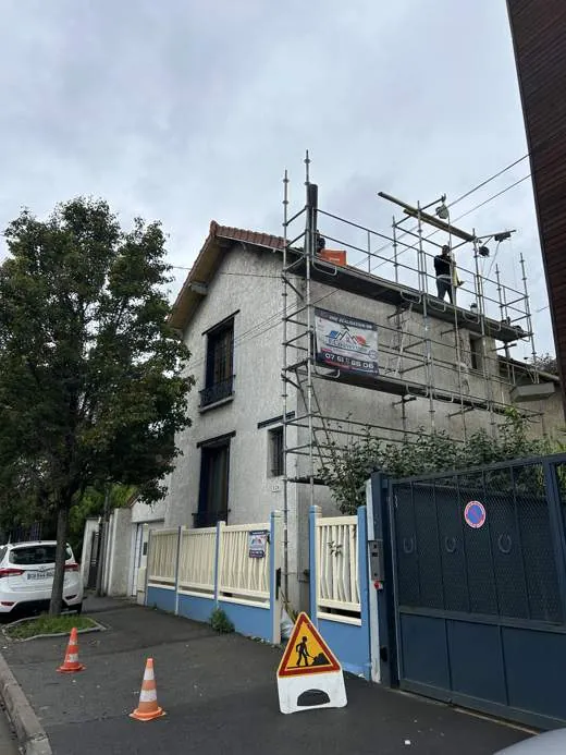 Ravalement de façade — chantier F.Couverture