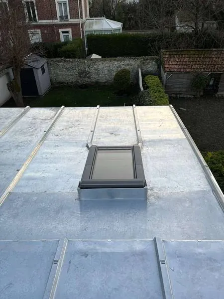 Travaux de zinguerie — chantier F.Couverture