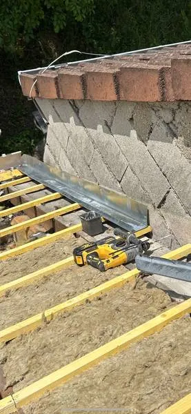 Travaux de zinguerie — chantier F.Couverture