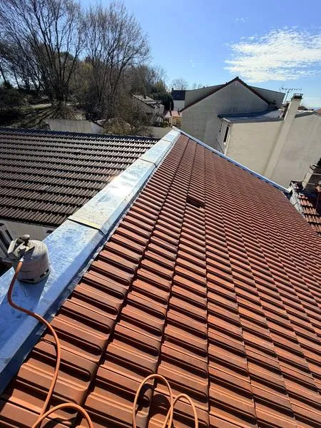Travaux de zinguerie — chantier F.Couverture